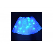 LED svietiaca sukňa - modrá