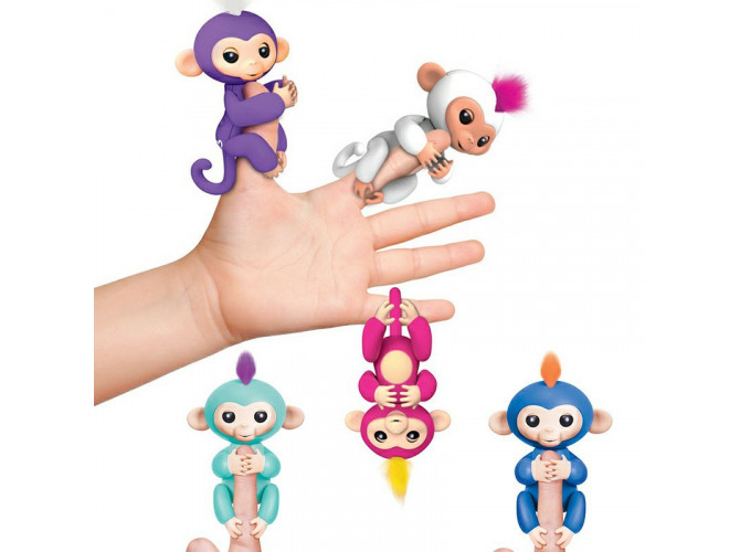 Happy monkey - interaktívna opička fingerlings 