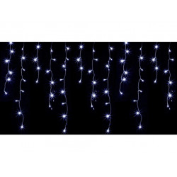 Vonkajšie vianočné LED záves - studená biela 30m - 1500 led diód