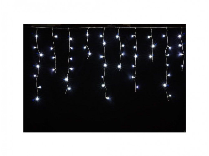 Vonkajšie vianočné LED záves - studená biela 10m - 310 led diód