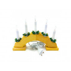 Vianočný svietnik oblúk - 5 žiaroviek (do zásuvky)