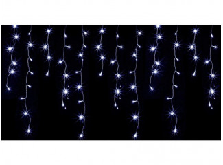 Vonkajšie vianočné LED záves - studená biela 60m - 2500 led diód
