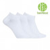 30x Bambusové členkové ponožky - Biele 39-42