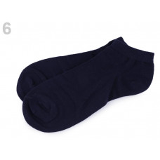 3x Bavlnené vysoké ponožky čierne veľkosť 35-38