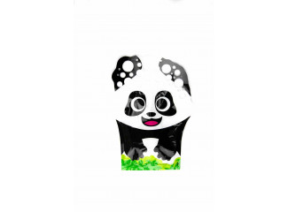 Rukavice s bublifukom - panda