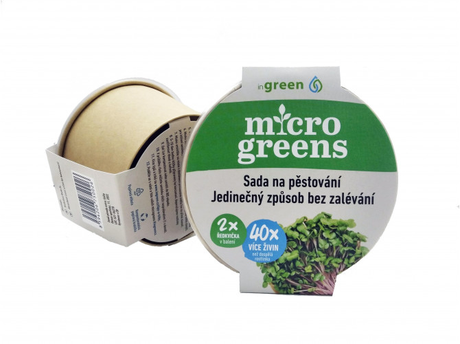 Microgreens - kúzelná záhradka, mikro bylinky - 2x semienka červenej kapusty