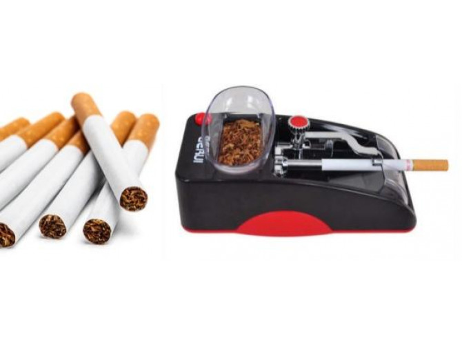 Elektrická cigaretová plnička pre ľahké balenie cigariet