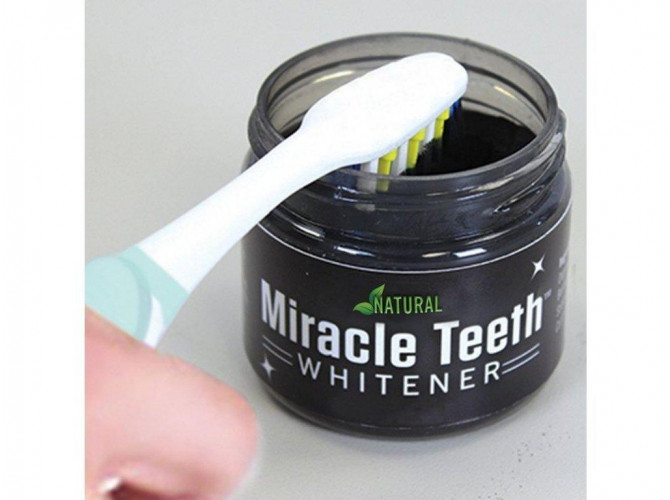* AKCIA 1+1* Prírodné uhlie na bielenie zubov - Miracle Teeth