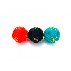 Gumová loptička so zvukmi - Rôzne farby (10 cm)