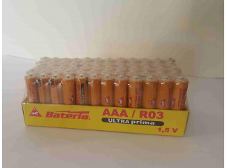 Ceruzkové batérie AAA - 4ks