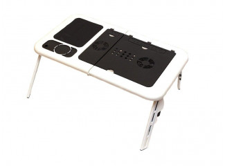 Multifunkčný stolík pod notebook s chladiacou podložkou
