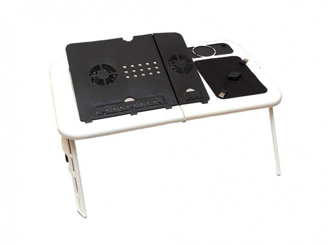Multifunkčný stolík pod notebook s chladiacou podložkou