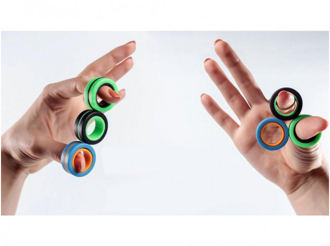 Magnetic rings - fidget spiner novej generácie